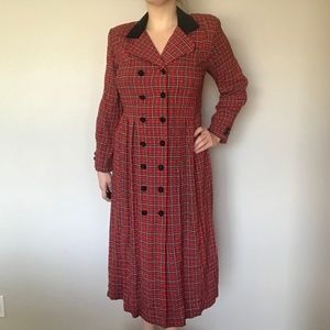 Vintage 70s JBS Red Dress
